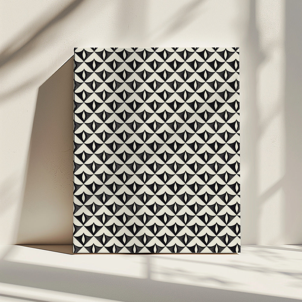 Monochrome Waves | Canvas