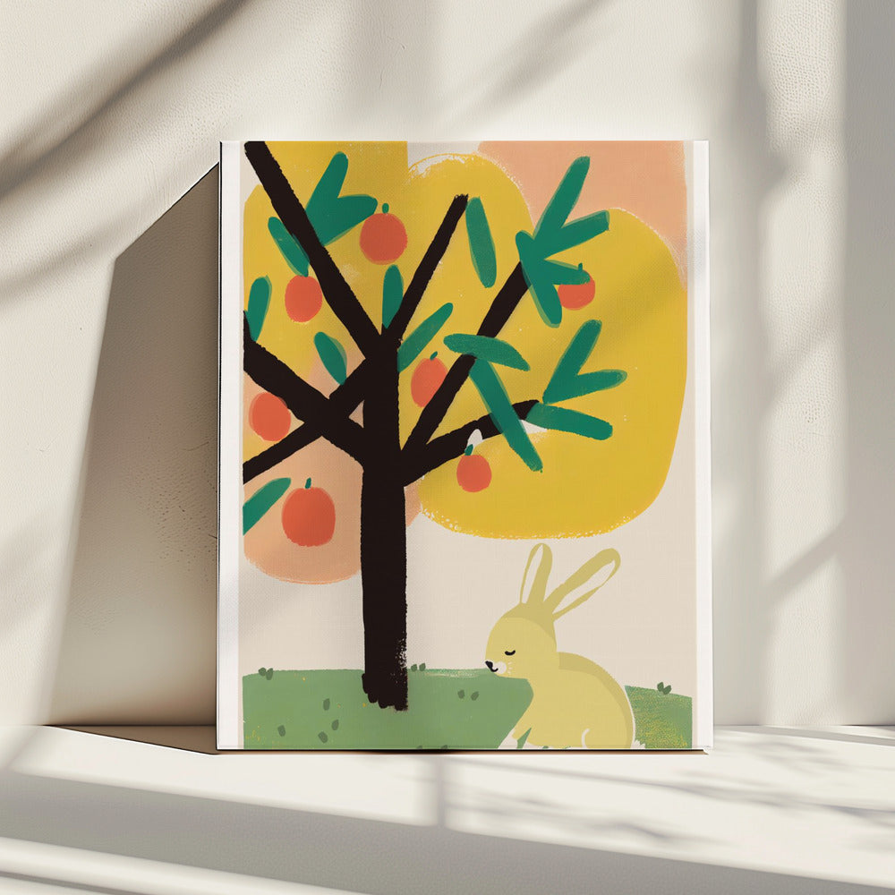Dreaming Under Tree | Canvas
