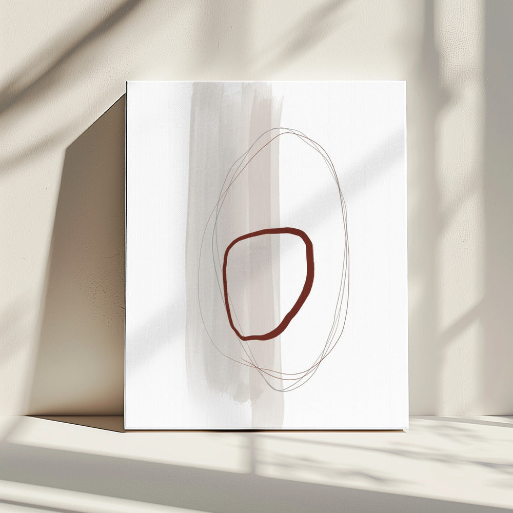 Overlapping Organic Shapes | Canvas