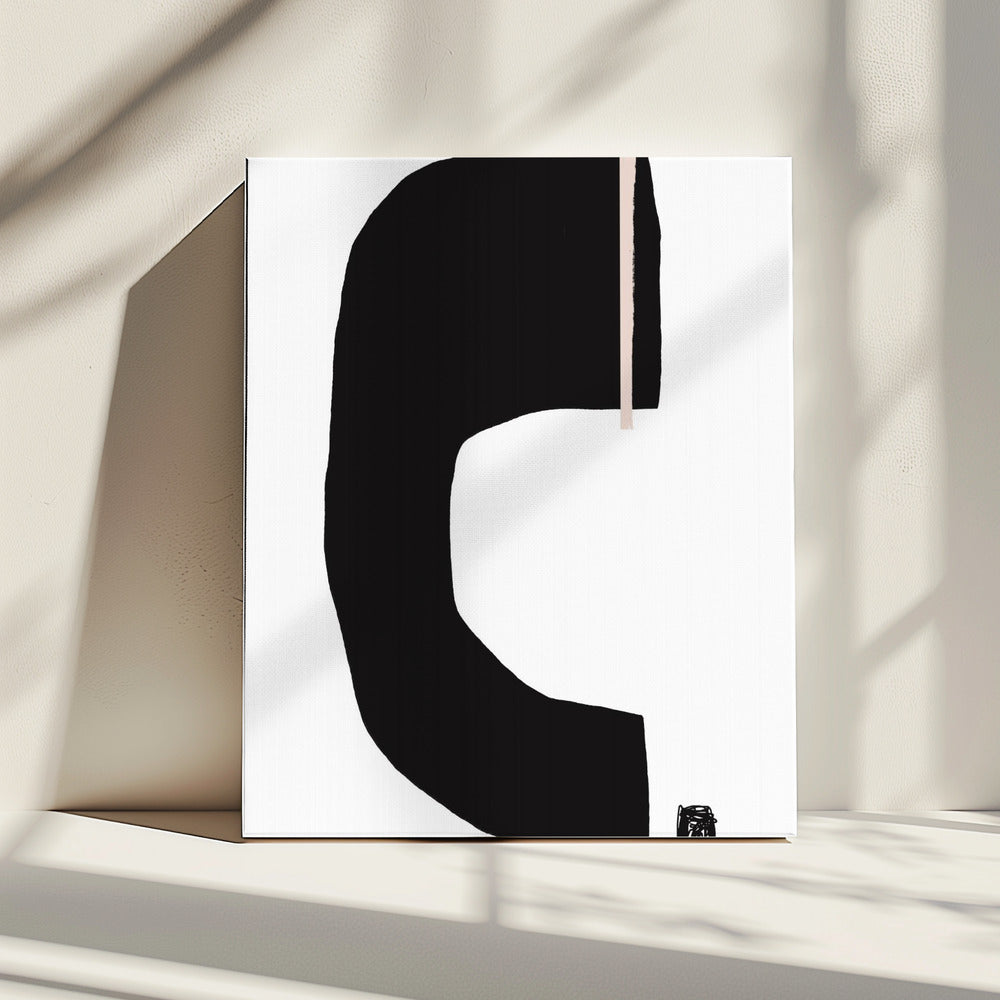 Black Geometric Shapes | Canvas