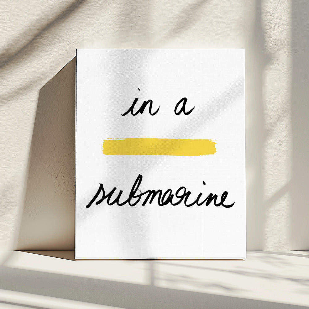 In a Yellow Submarine | Canvas