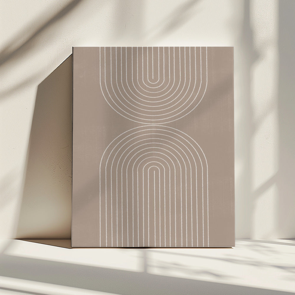 Curved Echoes | Canvas