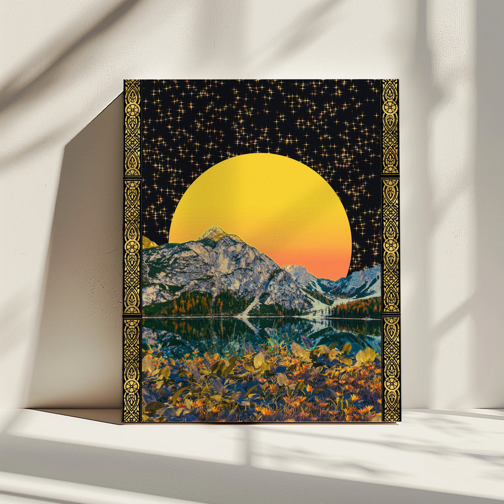 Moon & Stars | Canvas