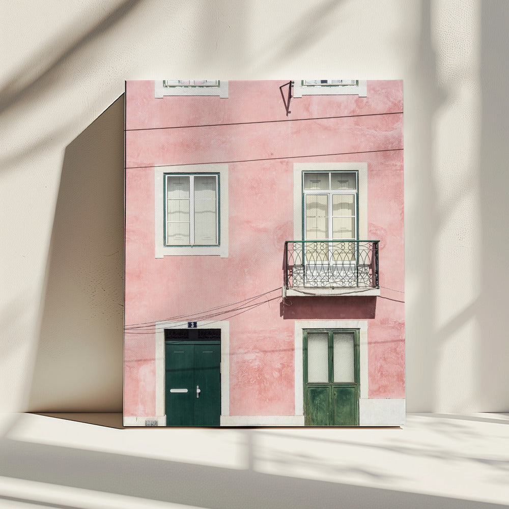 Pink Façade Harmony | Canvas