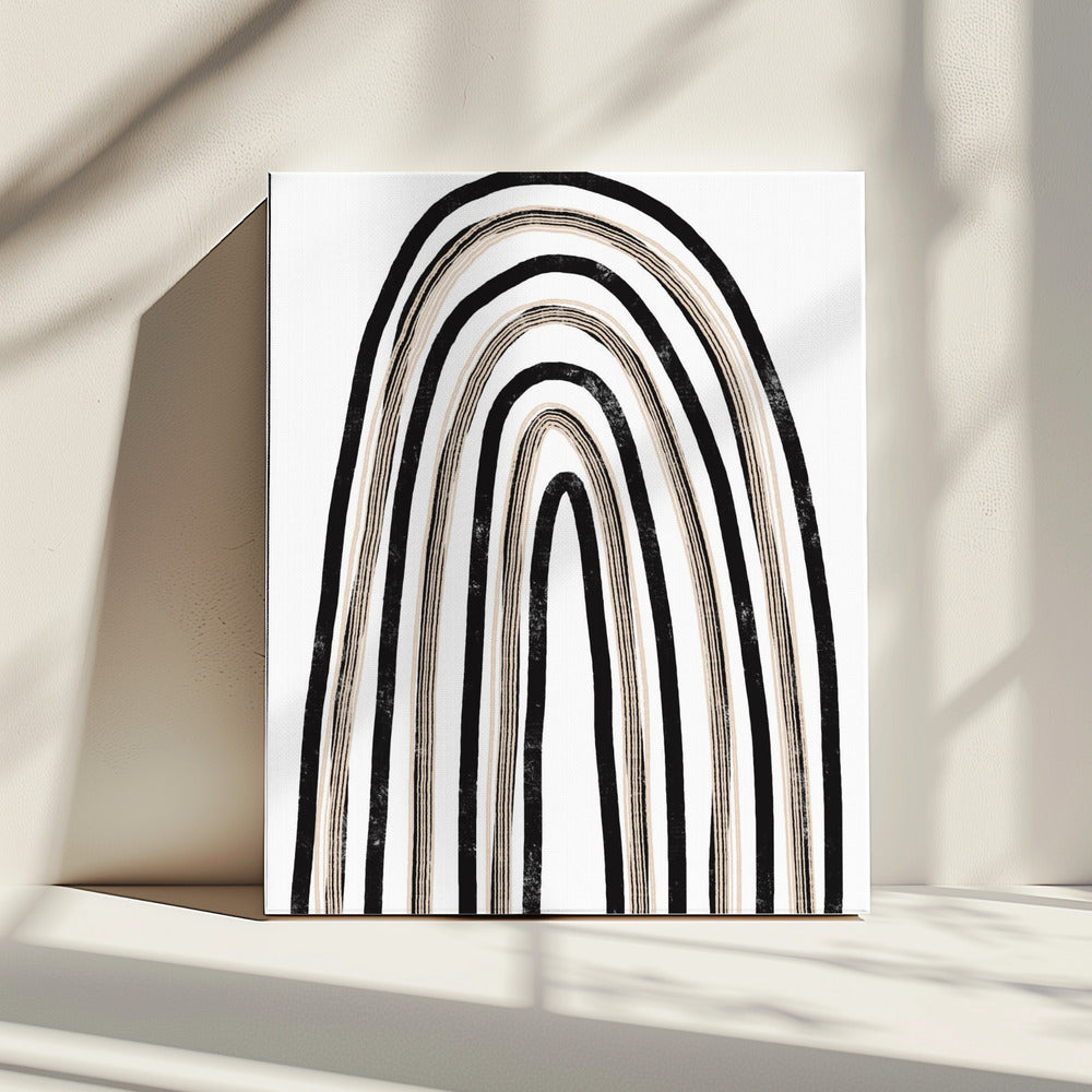 Monochrome Arches | Canvas