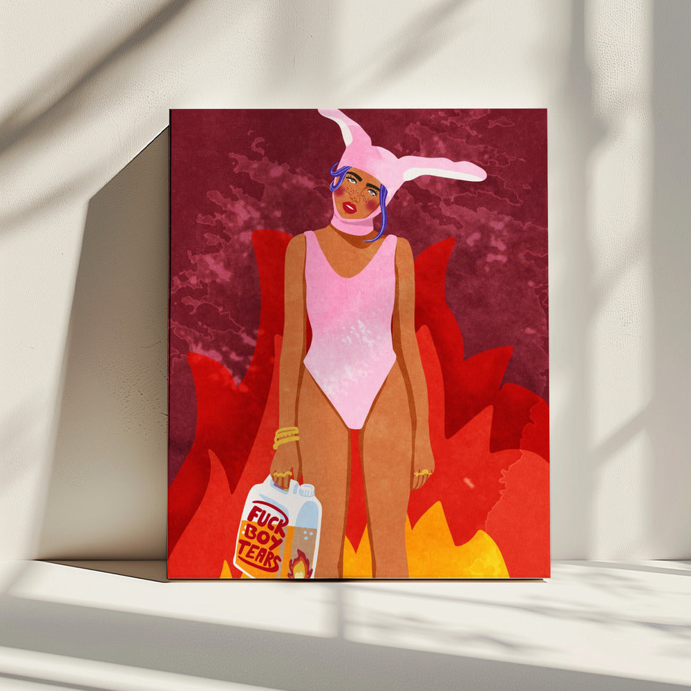 Girl On Fire | Canvas