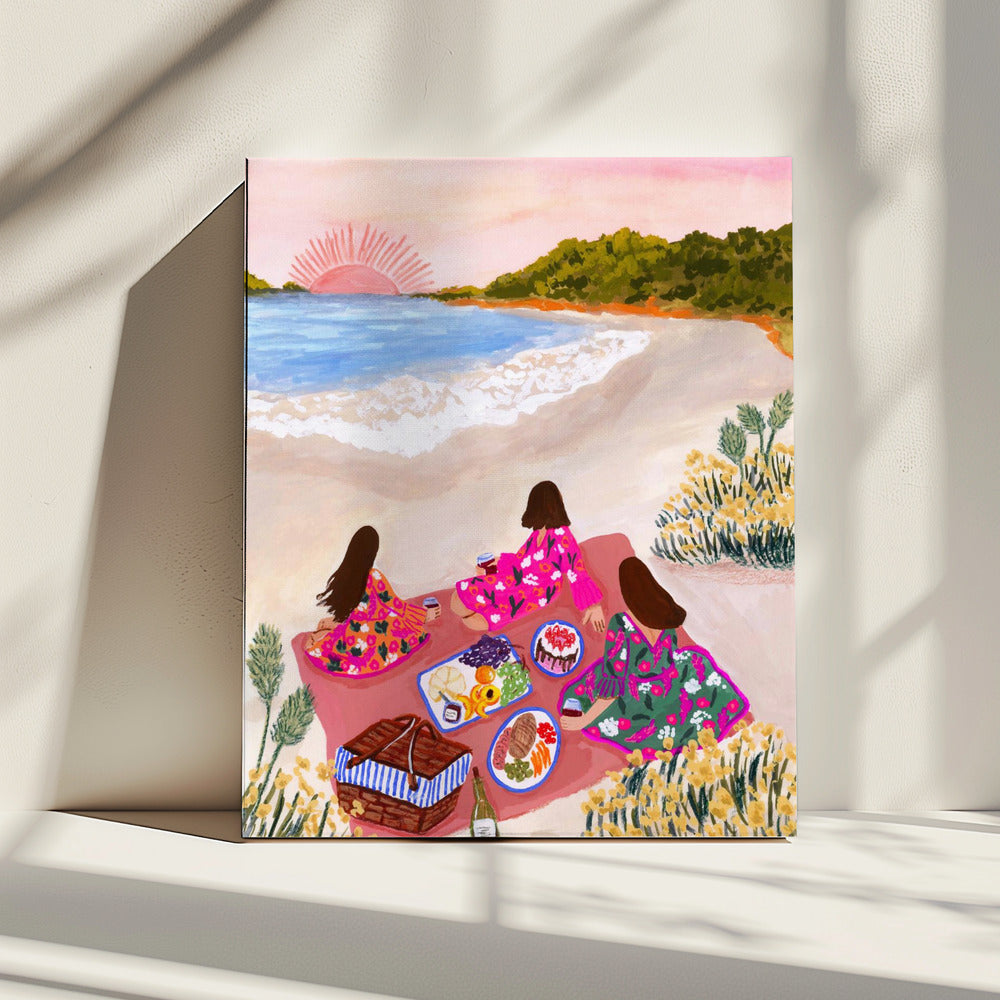 Beach Picnic | Canvas
