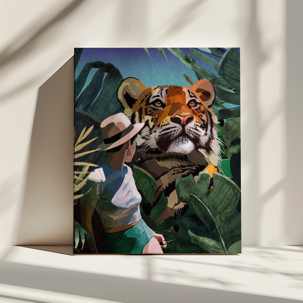 Jungle Encounter | Canvas