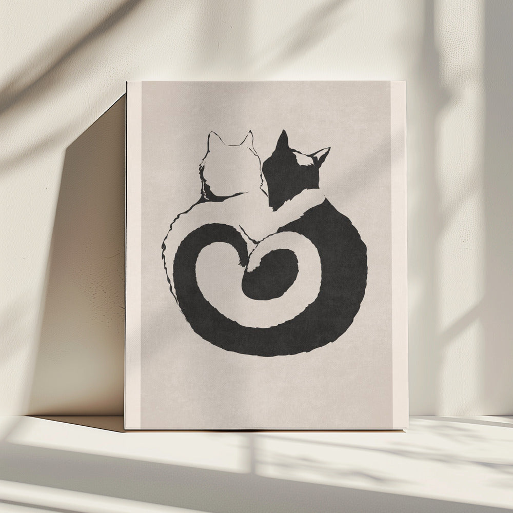 Feline Yin Yang | Canvas