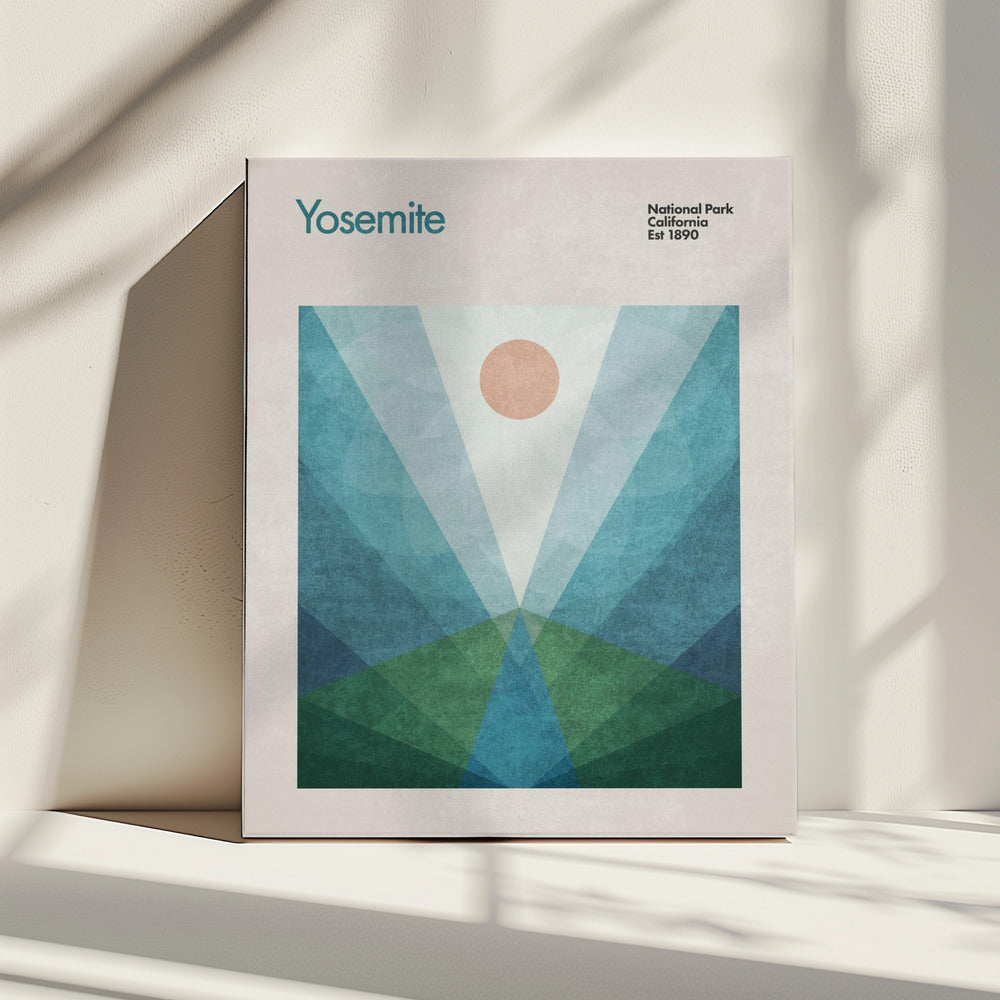 Geometric Sunrise | Canvas
