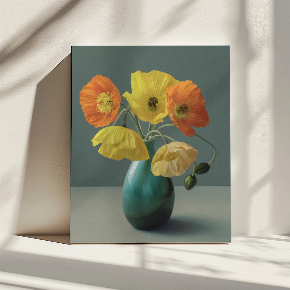 Icelandic Poppy Still Life | Canvas