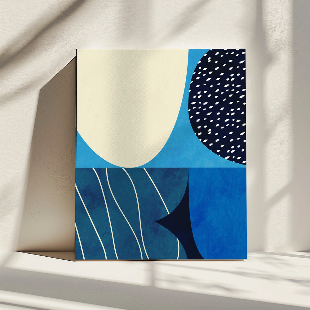Shapes Play3 2blue | Canvas