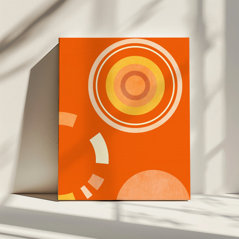 Spring Mid Rhapsody Orange 4 | Canvas