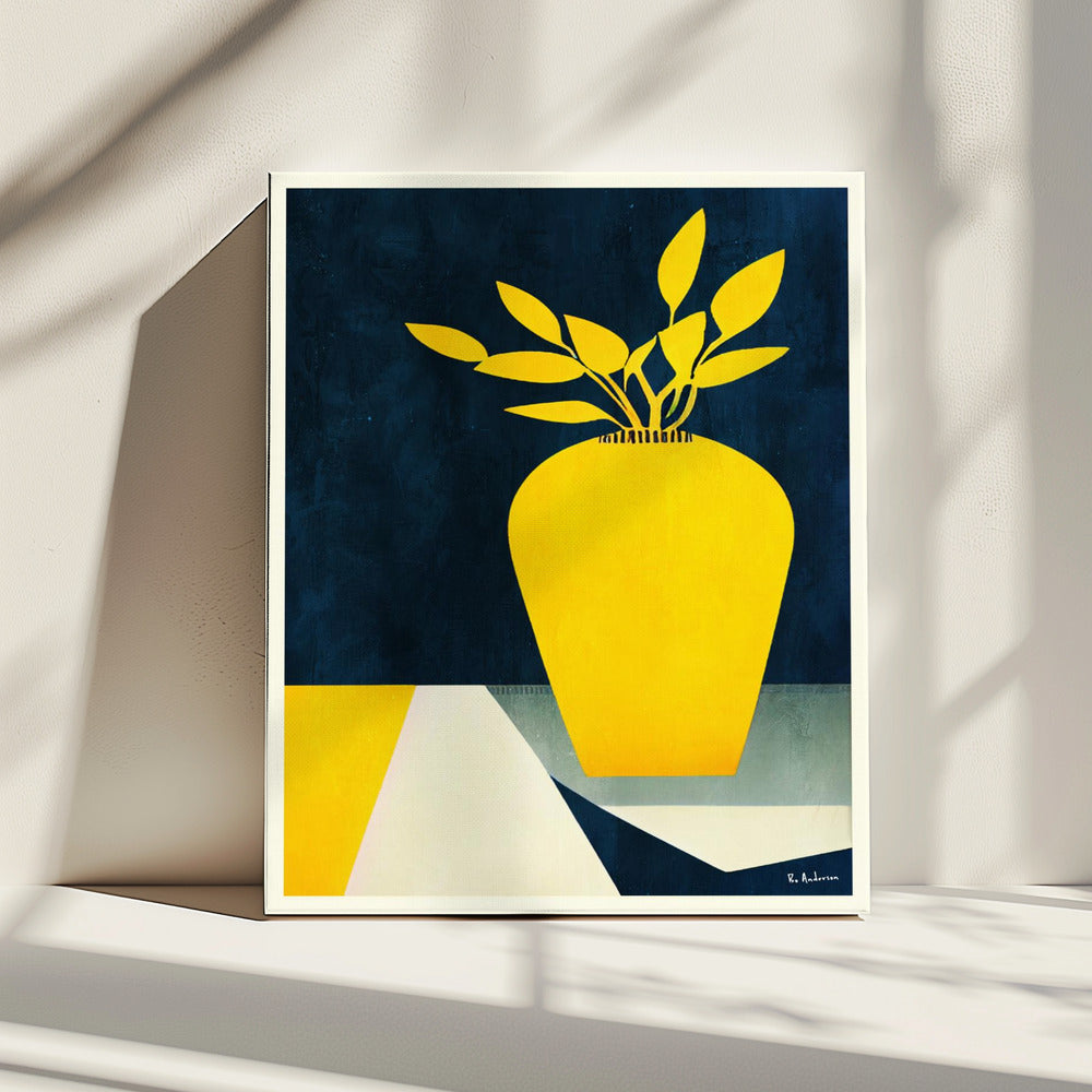Les Fleurs Jaunes | Canvas