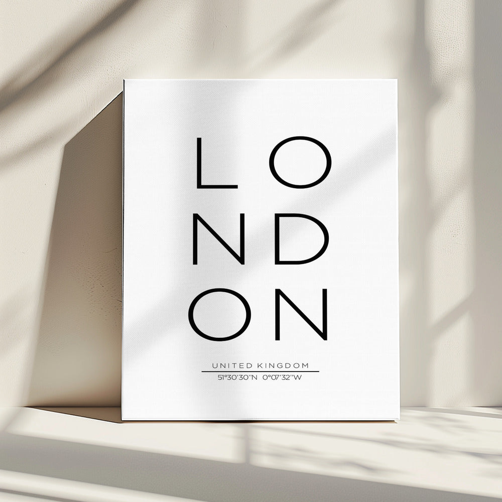 Vertical London Echo | Canvas