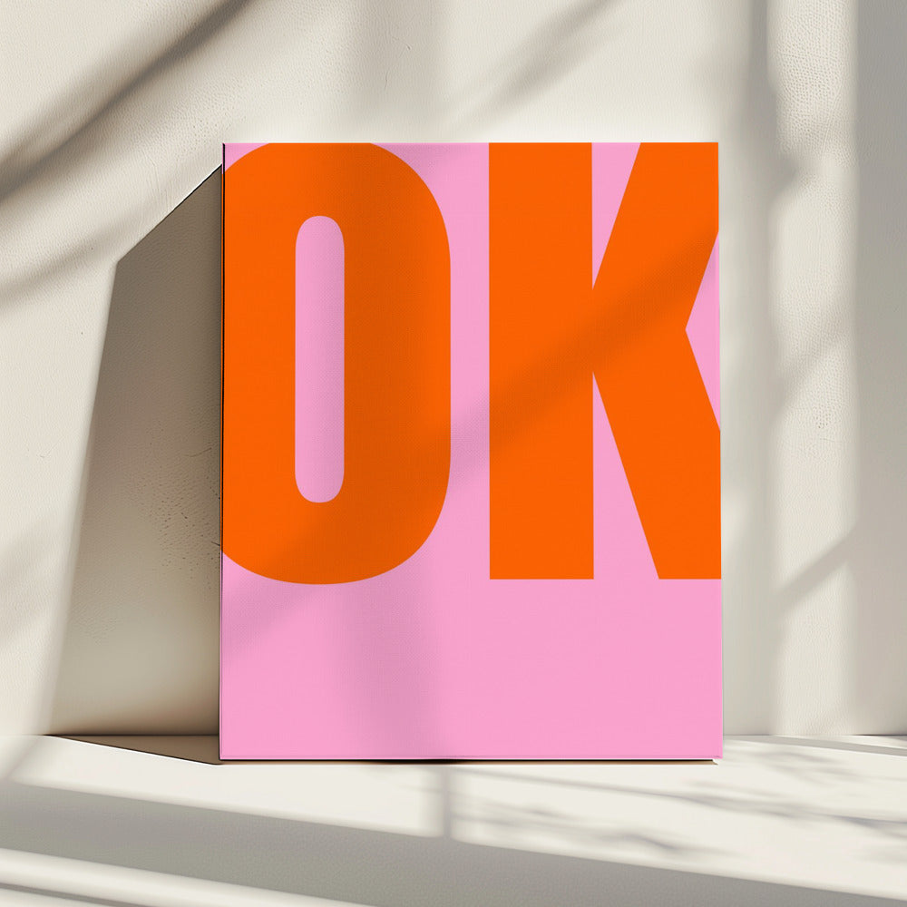 Bold Pink Statement | Canvas