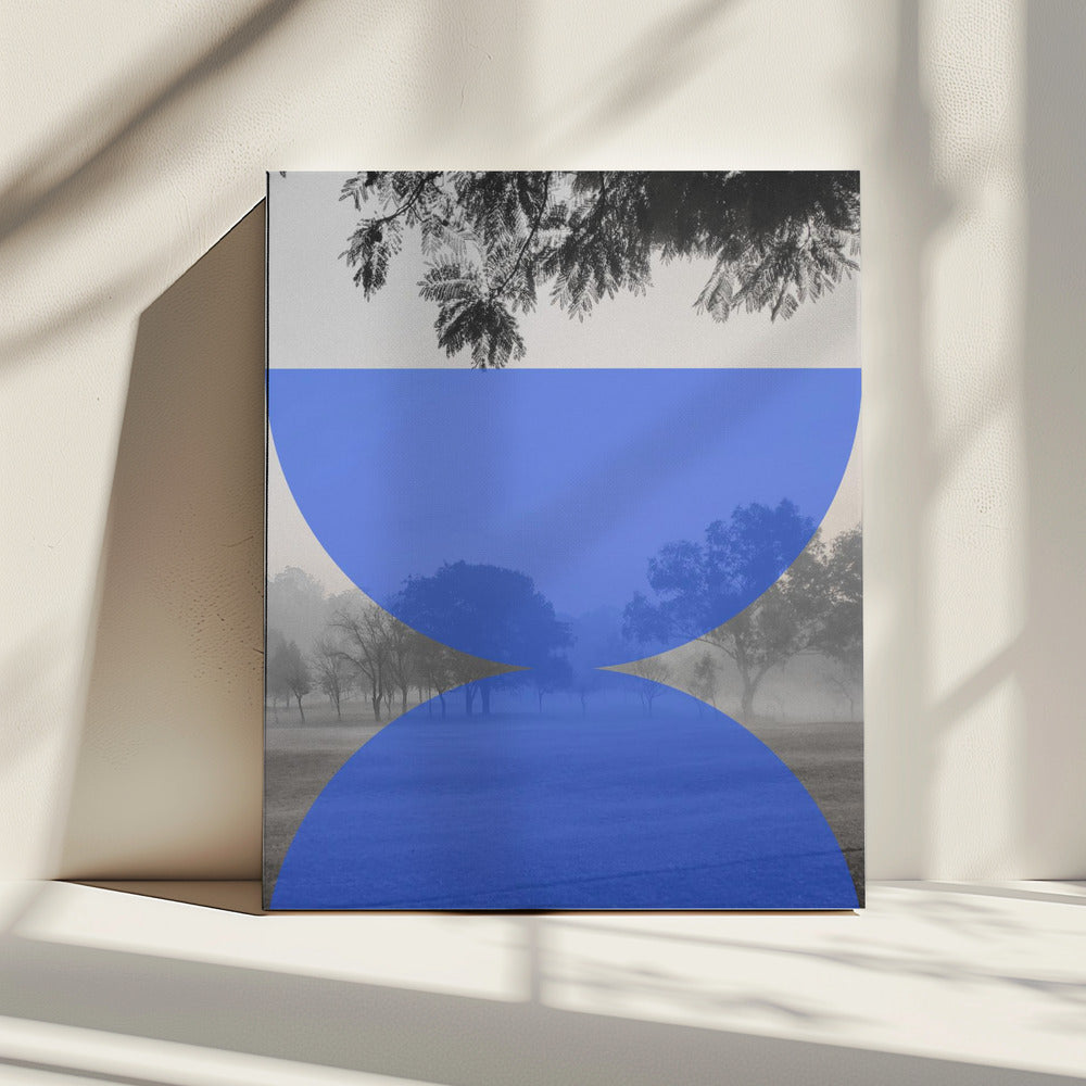 Misty Blue Horizon | Canvas