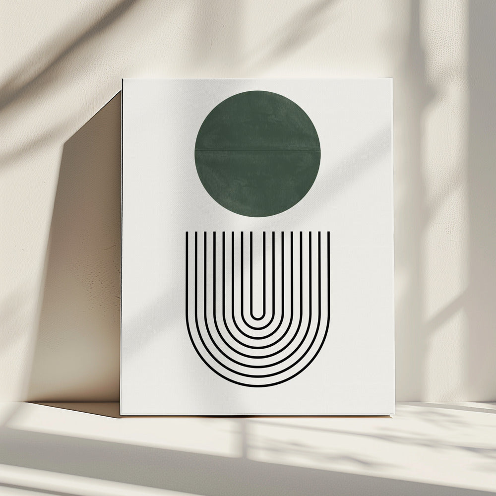 Circle and Lines | Canvas