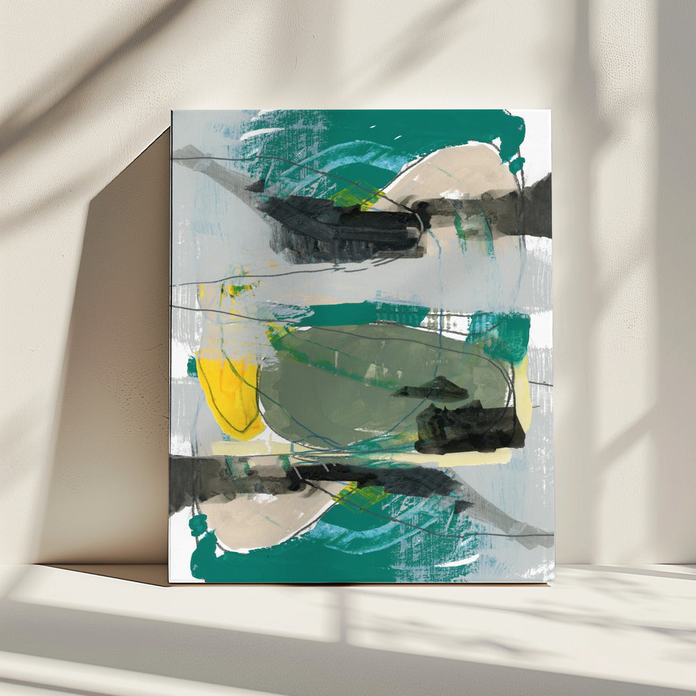 Contemporary Green No1 | Canvas