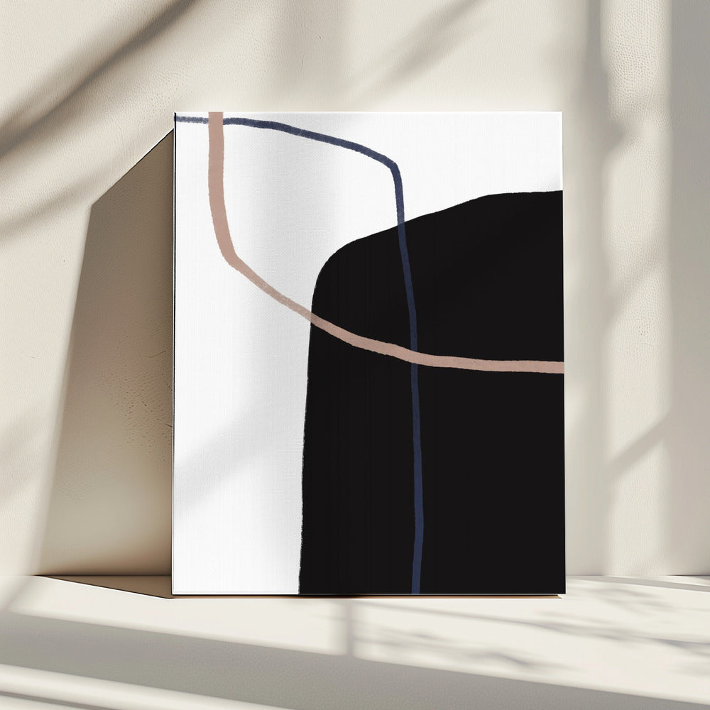 Curved Lines Harmony | Canvas