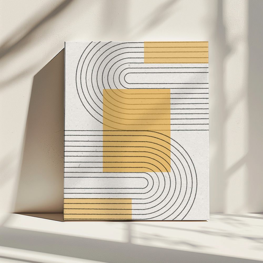 Curved Harmony | Canvas