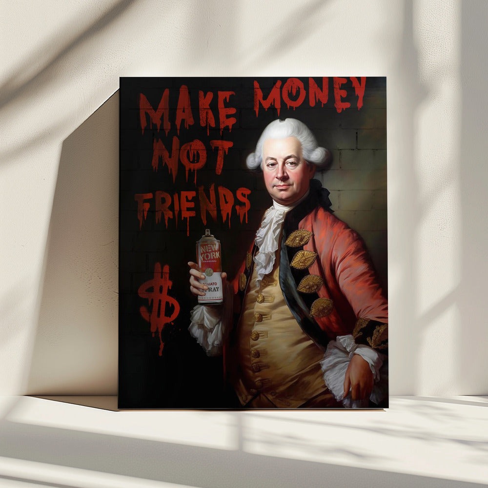 Make Money Not Friends | Canvas