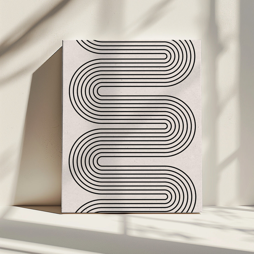 Curved Lines Symphony | Canvas