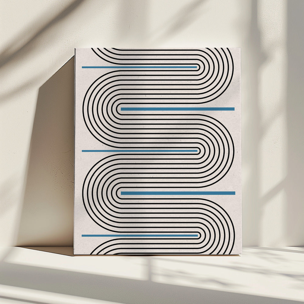 Curved Lines Symphony | Canvas