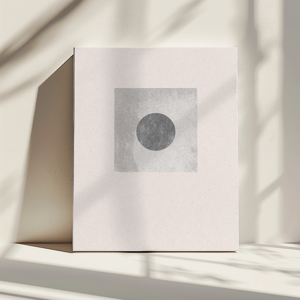 Monochrome Eclipse | Canvas