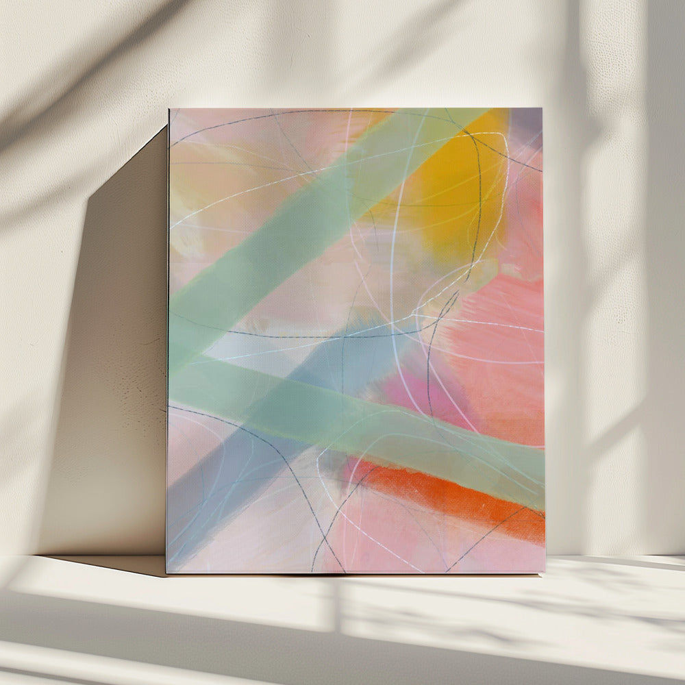 Soft Abstract Shapes 2 | Canvas