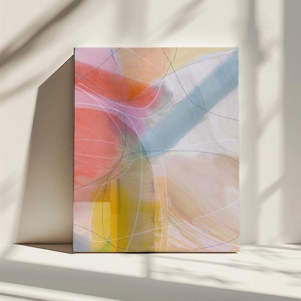 Soft Abstract Shapes 1 | Canvas