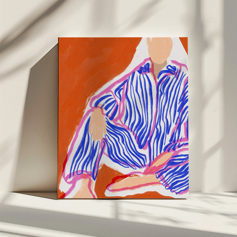 Striped Serenity | Canvas