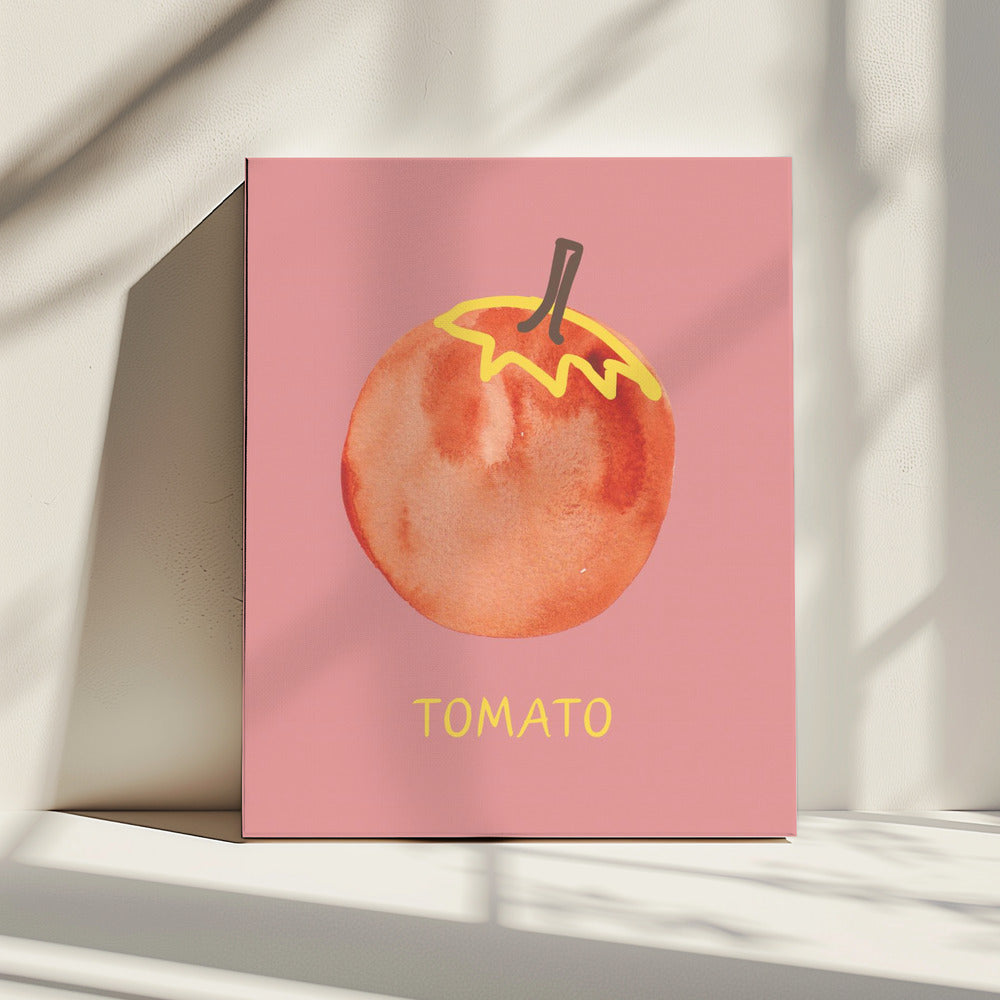 Tomato in Pink | Canvas