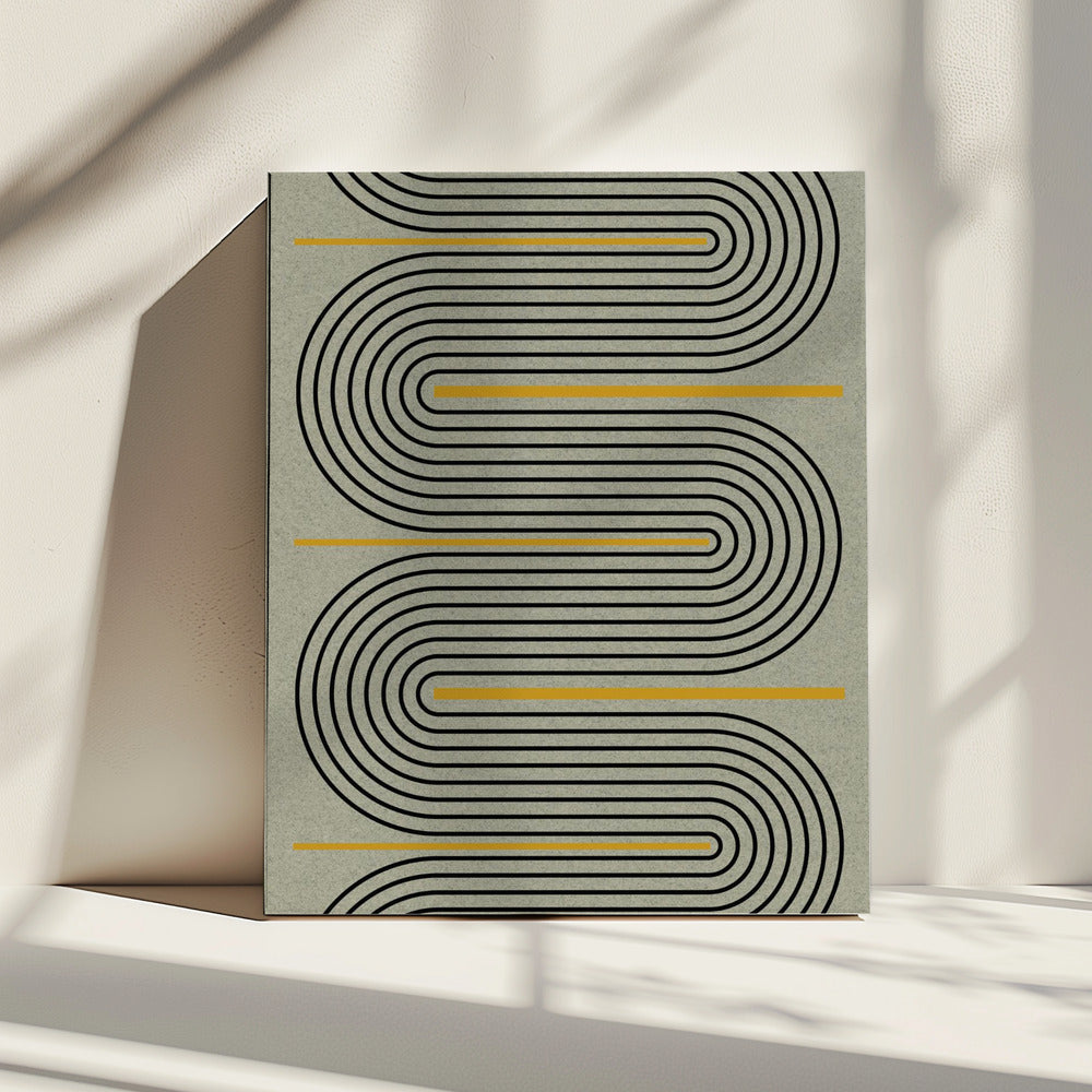 Curved Echoes | Canvas