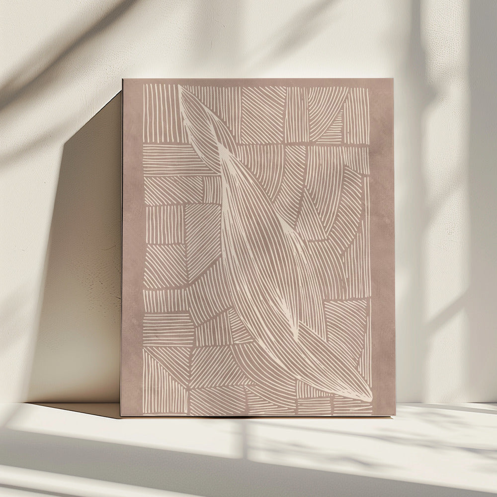 Abstract Irregular Lines | Canvas