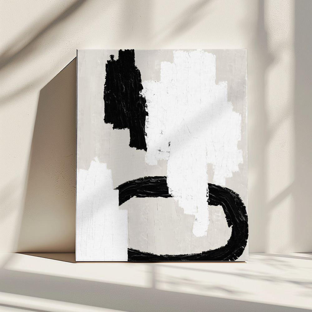 Monochrome Strokes | Canvas