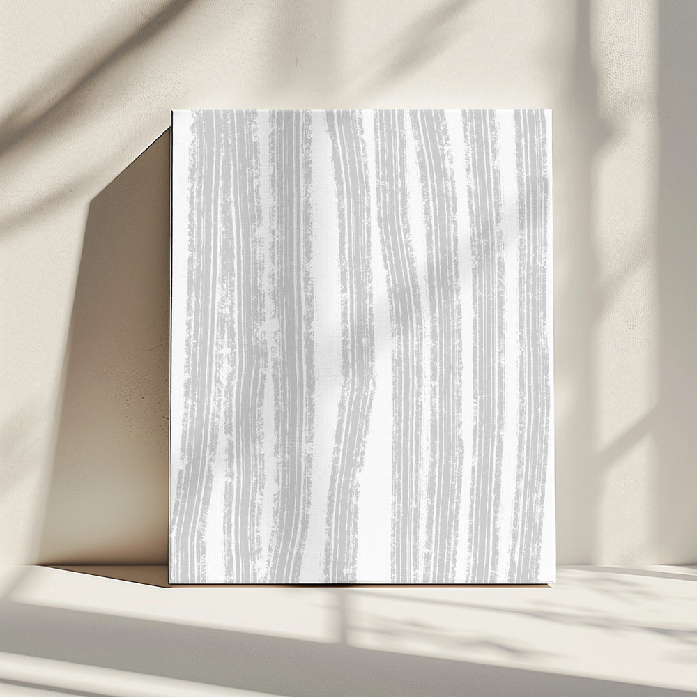Grey Stripes | Canvas