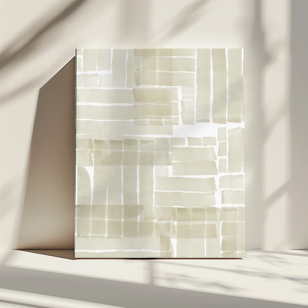 Neutral Tangle Grid 1 | Canvas