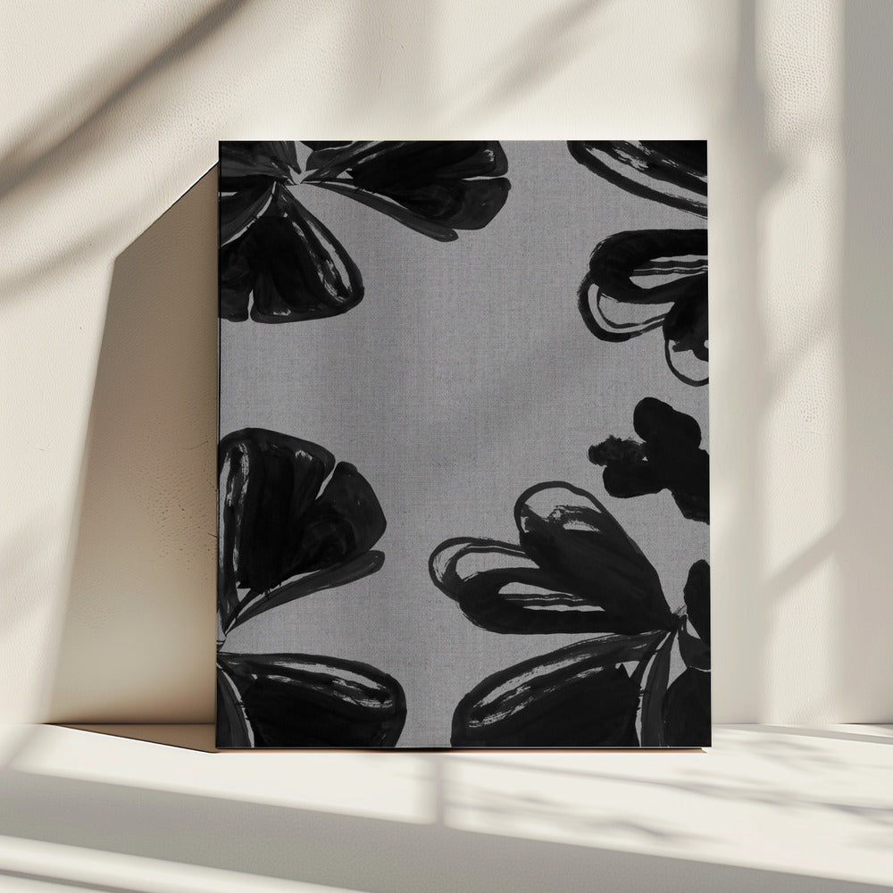 Black Floral 6 | Canvas