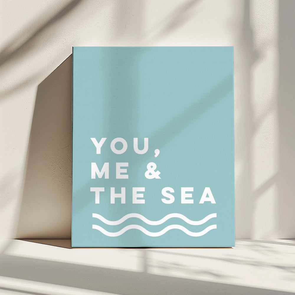 You, Me & The Sea | Canvas