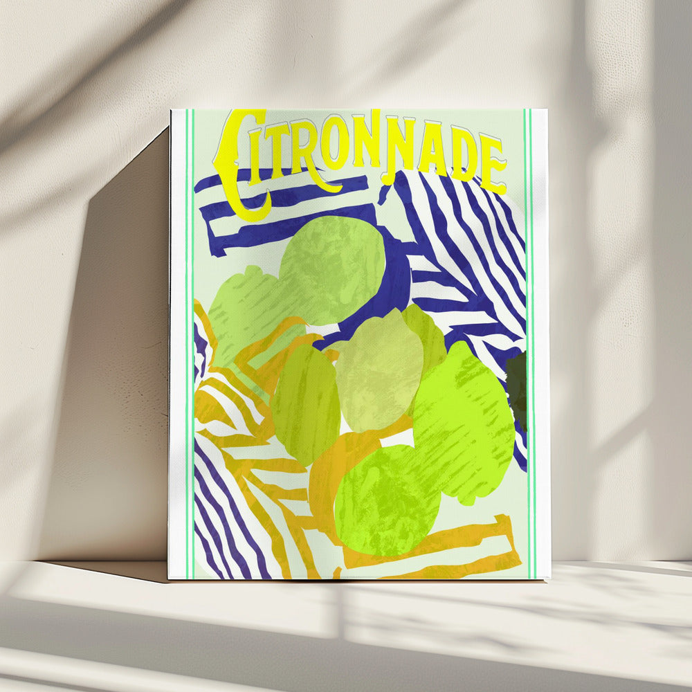 Citronnade Yellow and Green | Canvas