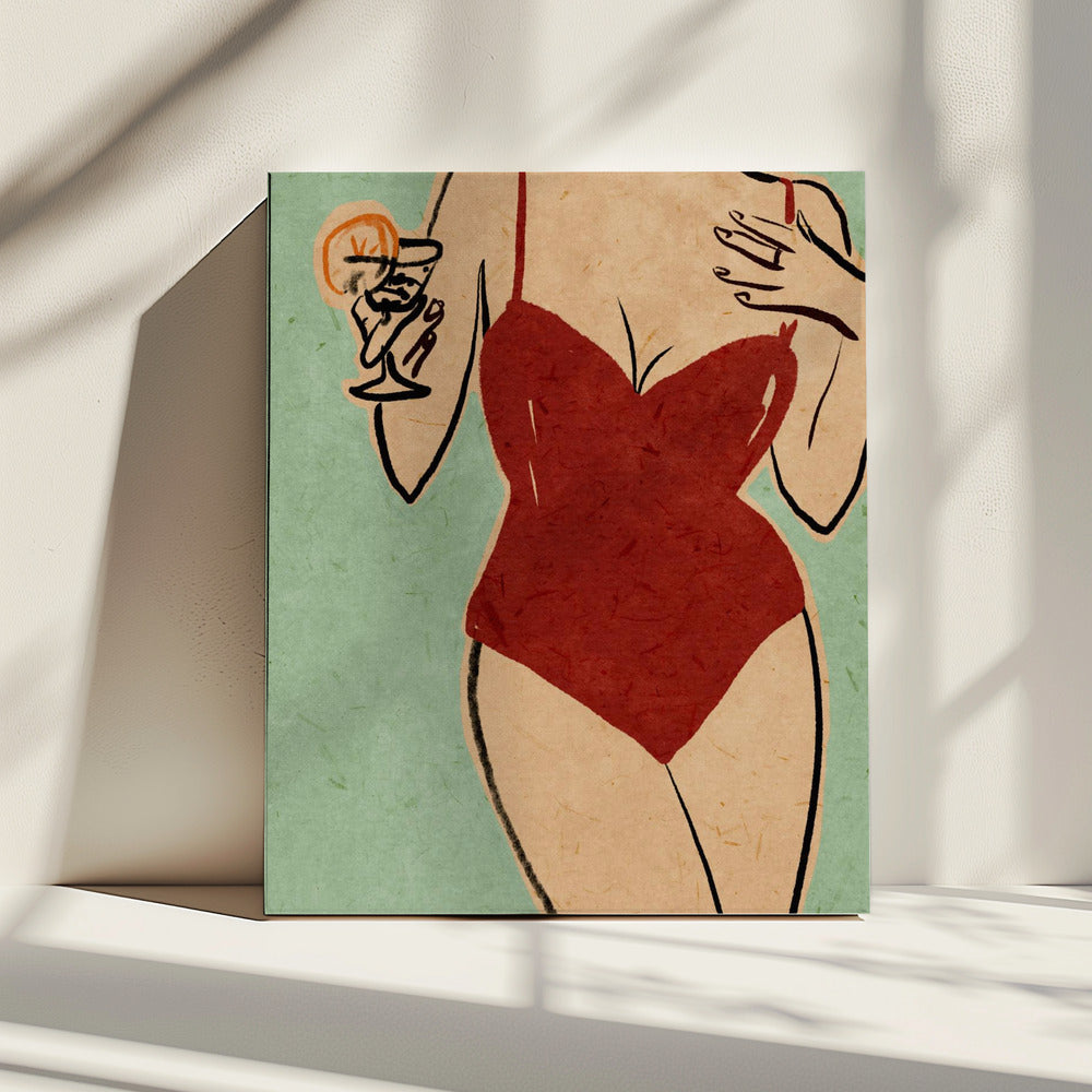 Beach Girl | Canvas