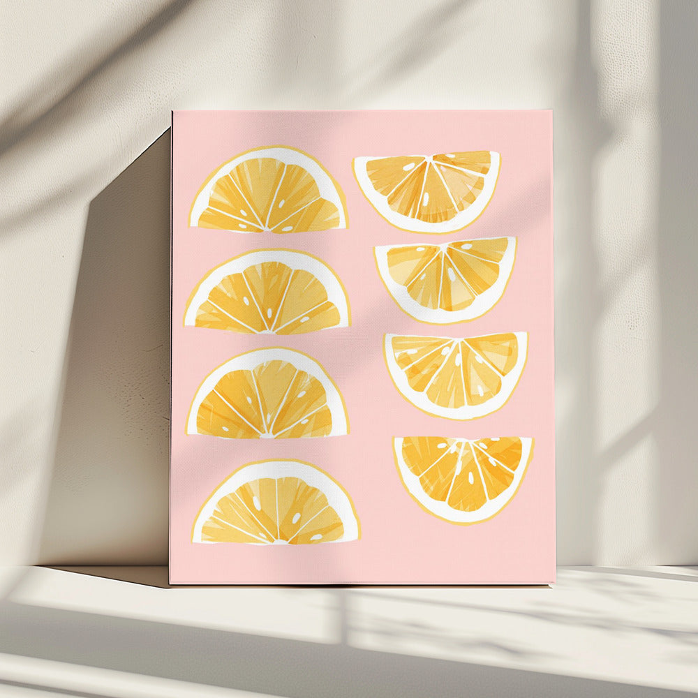 Sliced Lemons | Canvas
