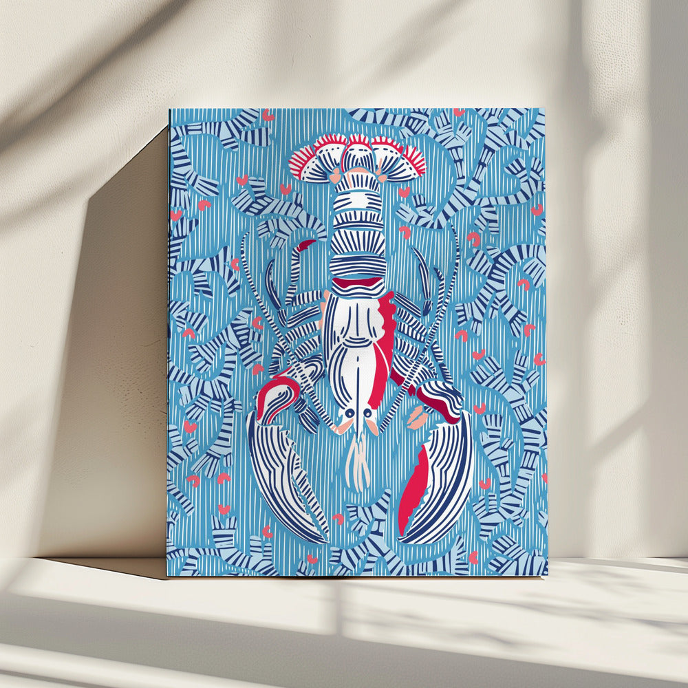 Crustacean Core summer blue | Canvas