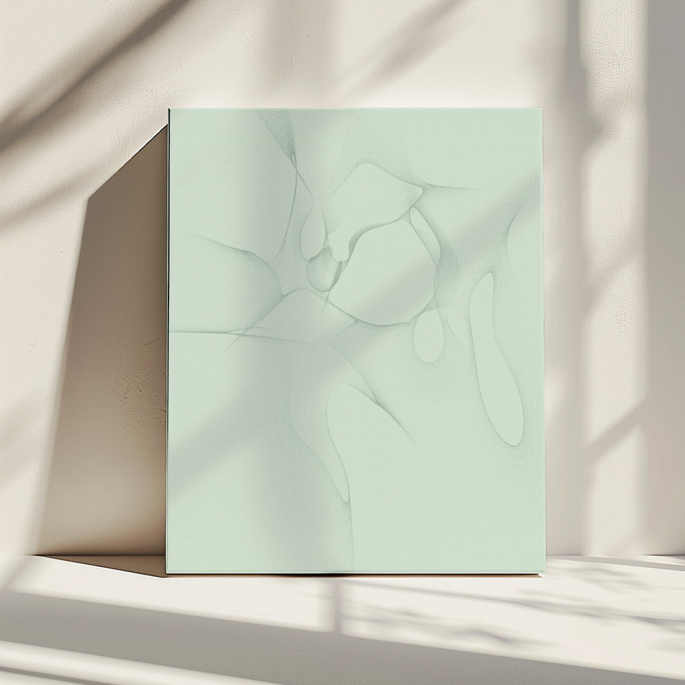 Mint Spiral 9338 | Canvas