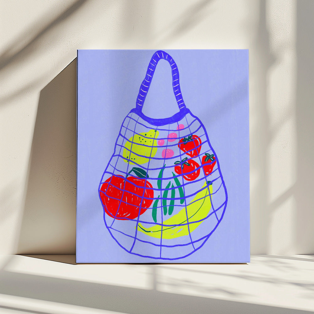 Shopping bag Blue | Canvas