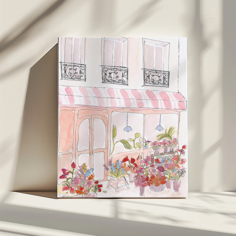 Pink Flower Shop | Canvas