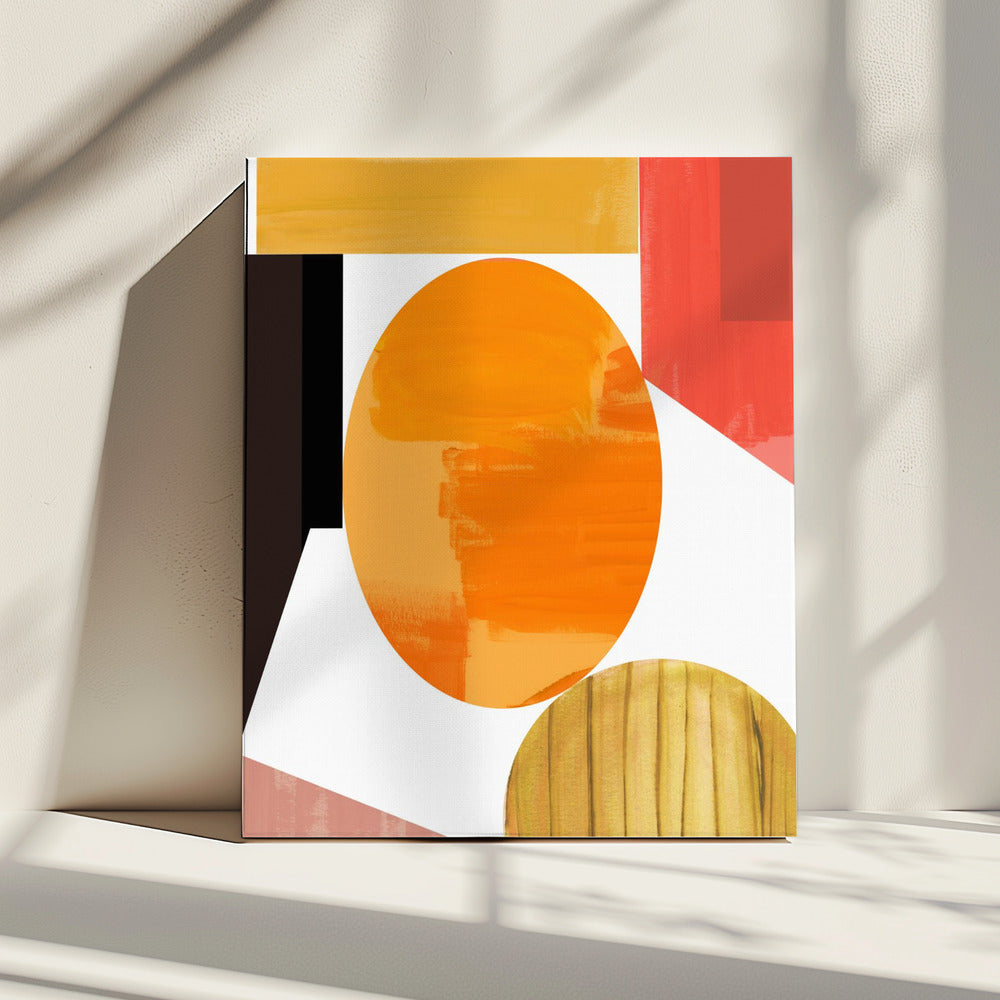 Geometric Warmth No2 | Canvas