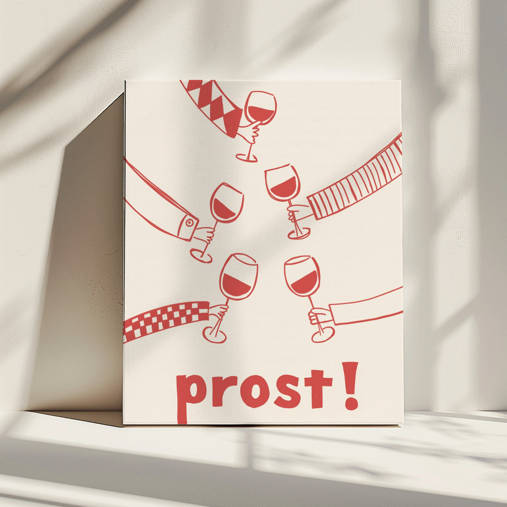 Prost! Wine Party with Friends | Canvas