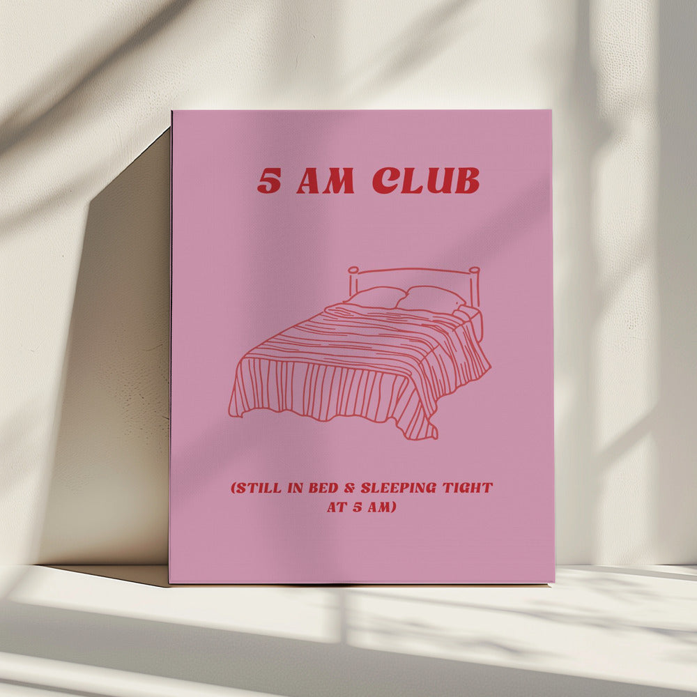 Cozy 5 AM Slumber | Canvas